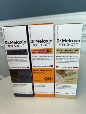 Dr. Melaxin Peel Shot Exfoliant Ampoule Duo all3